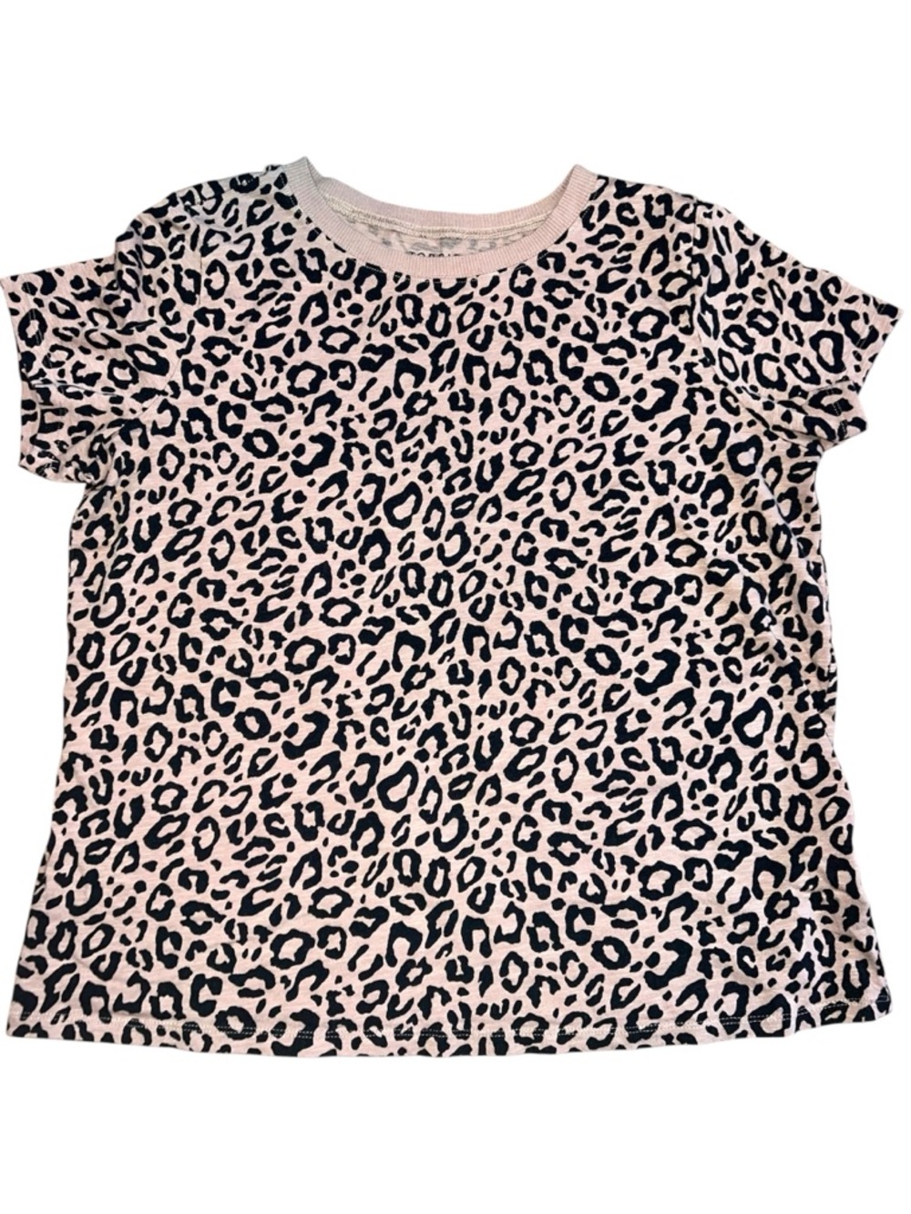 Torrid Leopard Print Short Sleeve Size 0 XL TShirt AOP super soft knit stretch